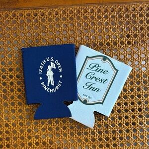Pine Crest Inn and 124th U.S. Open Koozies - Pinehurst Memorabilia!